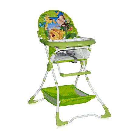 Bertoni Lorelli Visoka stolica za bebe Bravo Green Jungle