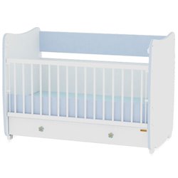 Bertoni Drveni krevetac za bebu Dream White Blue