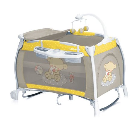 Bertoni krevet torba rocker ilounge 2 nivoa yellow&grey bear 